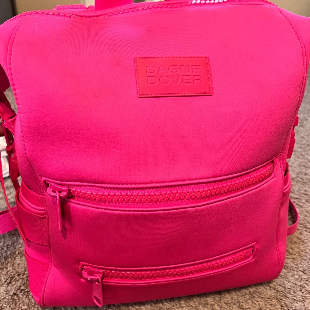Dagne Dover Indi Diaper Bag Hottest Pink